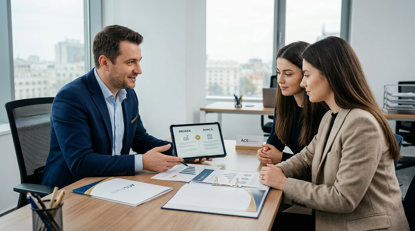 Broker Credite vs Bancă: Diferența Reală în 2026 | ACS Finance